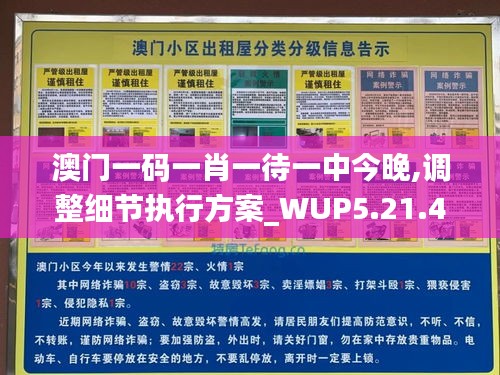 澳门一码一肖一待一中今晚,调整细节执行方案_WUP5.21.46移动版