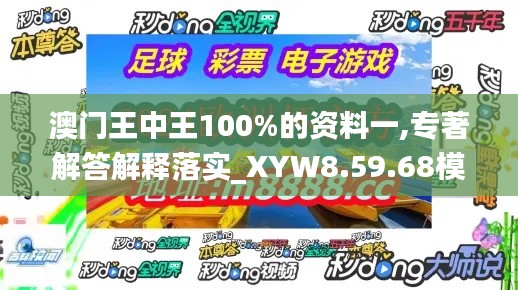 澳门王中王100%的资料一,专著解答解释落实_XYW8.59.68模拟版