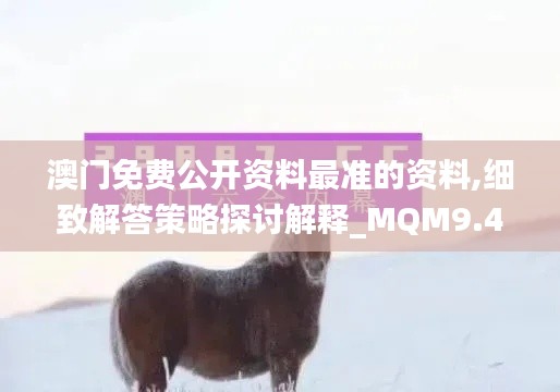 澳门免费公开资料最准的资料,细致解答策略探讨解释_MQM9.40.83网络版