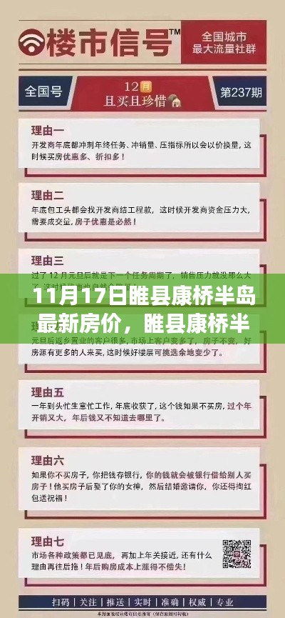 睢县康桥半岛最新房价动态，小红书热议引发心动时刻！