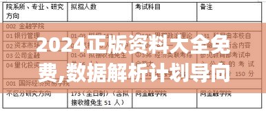 2024正版资料大全免费,数据解析计划导向_XJQ8.63.49UHD