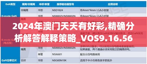 2024年澳门天天有好彩,精确分析解答解释策略_VOS9.16.56增强版