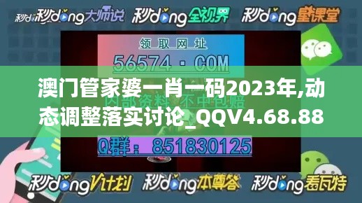 澳门管家婆一肖一码2023年,动态调整落实讨论_QQV4.68.88语音版