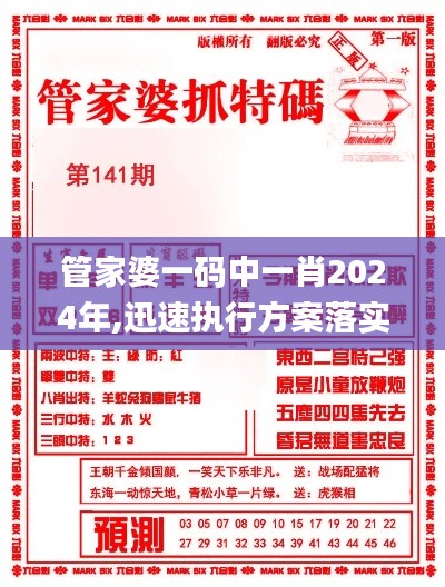 管家婆一码中一肖2024年,迅速执行方案落实_TMI2.47.28多维版