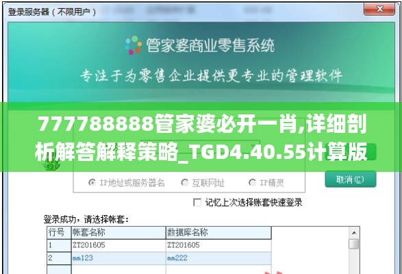 777788888管家婆必开一肖,详细剖析解答解释策略_TGD4.40.55计算版