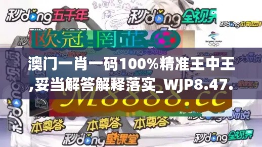 澳门一肖一码100%精准王中王,妥当解答解释落实_WJP8.47.96获取版