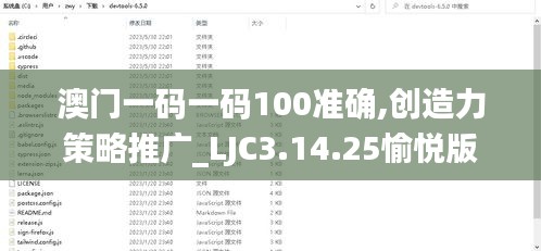 澳门一码一码100准确,创造力策略推广_LJC3.14.25愉悦版