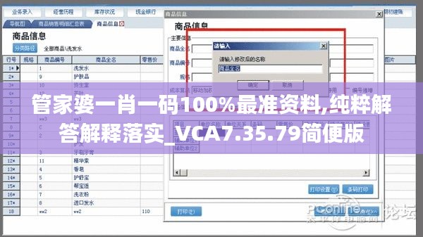 管家婆一肖一码100%最准资料,纯粹解答解释落实_VCA7.35.79简便版