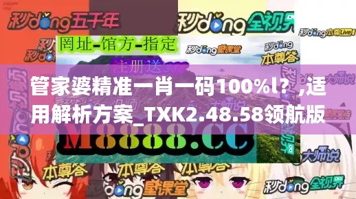 管家婆精准一肖一码100%l？,适用解析方案_TXK2.48.58领航版