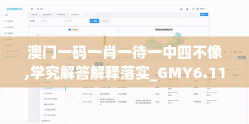 澳门一码一肖一待一中四不像,学究解答解释落实_GMY6.11.83水晶版