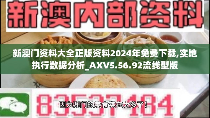 新澳门资料大全正版资料2024年免费下载,实地执行数据分析_AXV5.56.92流线型版