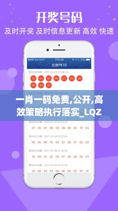 一肖一码免费,公开,高效策略执行落实_LQZ1.56.51原汁原味版