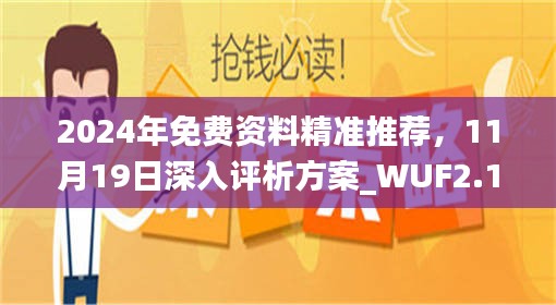 2024年免费资料精准推荐，11月19日深入评析方案_WUF2.10.88生态版