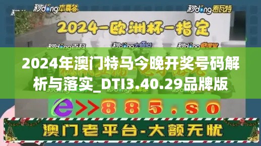 2024年澳门特马今晚开奖号码解析与落实_DTI3.40.29品牌版