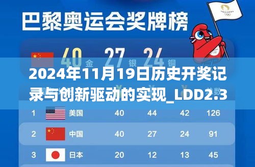 2024年11月19日历史开奖记录与创新驱动的实现_LDD2.35.66光辉版