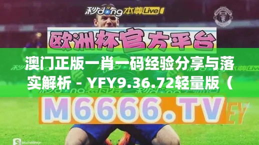 澳门正版一肖一码经验分享与落实解析 - YFY9.36.72轻量版（11月19日）