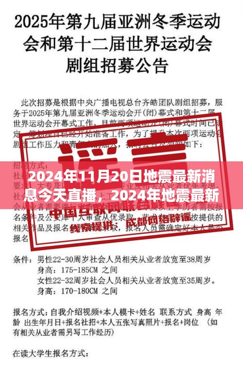 直播揭秘，今日地震最新消息背后的力量与变化中的学习带来的自信与成就感