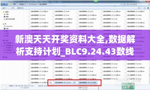 新澳天天开奖资料大全,数据解析支持计划_BLC9.24.43数线程版