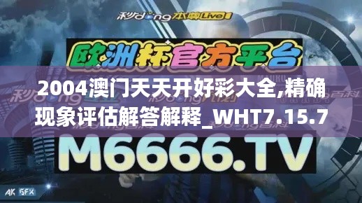 2004澳门天天开好彩大全,精确现象评估解答解释_WHT7.15.72编辑版