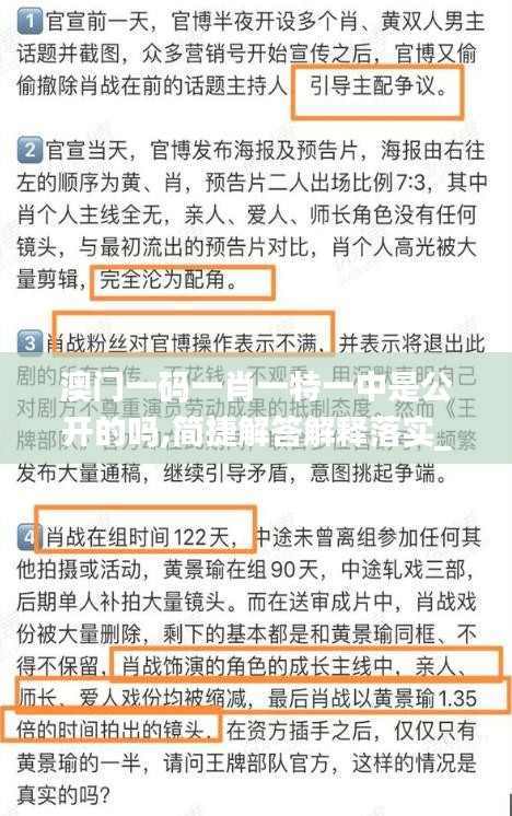 澳门一码一肖一特一中是公开的吗,简捷解答解释落实_TRH6.23.67旗舰版