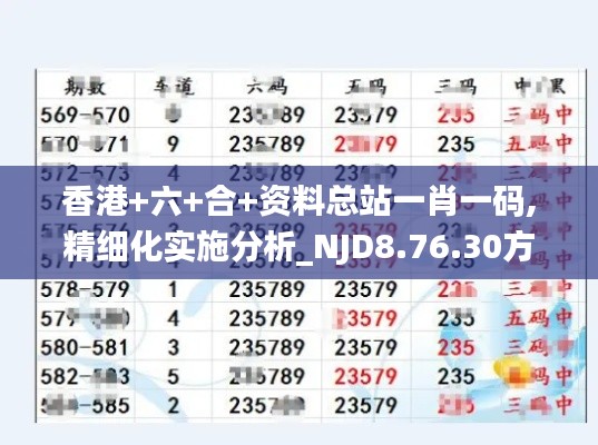 香港+六+合+资料总站一肖一码,精细化实施分析_NJD8.76.30方便版