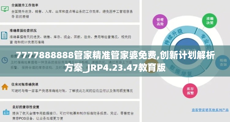 7777888888管家精准管家婆免费,创新计划解析方案_JRP4.23.47教育版