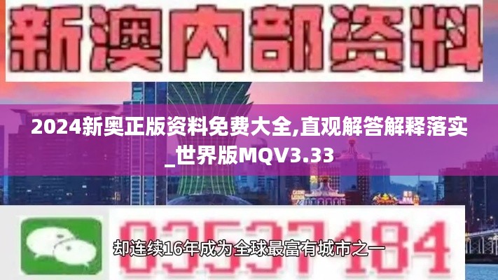 2024新奥正版资料免费大全,直观解答解释落实_世界版MQV3.33