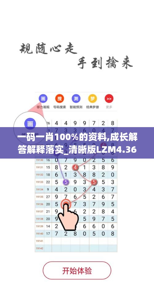 一码一肖100%的资料,成长解答解释落实_清晰版LZM4.36