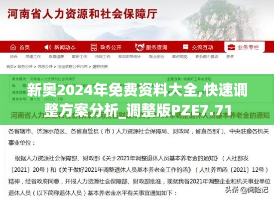 新奥2024年免费资料大全,快速调整方案分析_调整版PZE7.71