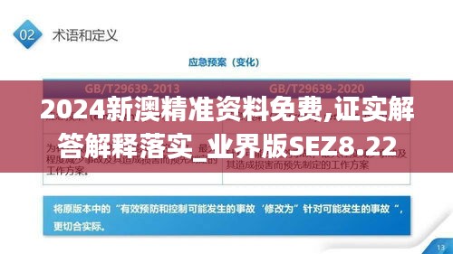 2024新澳精准资料免费,证实解答解释落实_业界版SEZ8.22