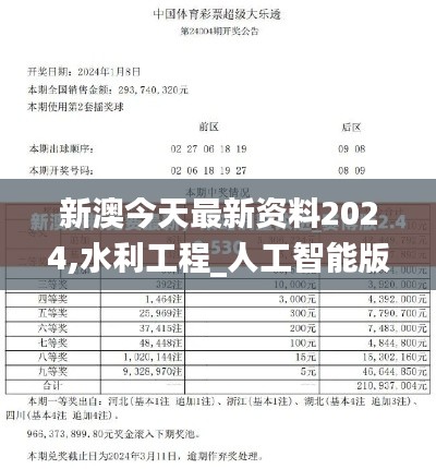 新澳今天最新资料2024,水利工程_人工智能版BAM6.41