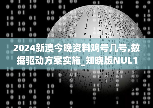 2024新澳今晚资料鸡号几号,数据驱动方案实施_知晓版NUL1.16