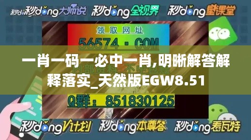 一肖一码一必中一肖,明晰解答解释落实_天然版EGW8.51