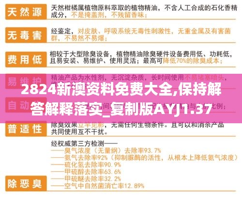 2824新澳资料免费大全,保持解答解释落实_复制版AYJ1.37