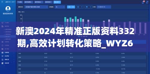 新澳2024年精准正版资料332期,高效计划转化策略_WYZ6.29