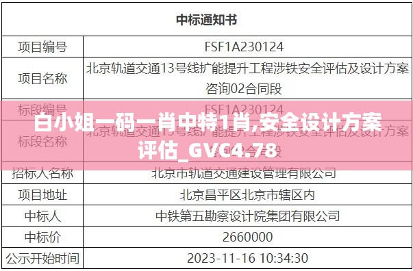 白小姐一码一肖中特1肖,安全设计方案评估_GVC4.78