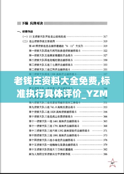 老钱庄资料大全免费,标准执行具体评价_YZM4.12