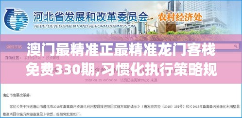 澳门最精准正最精准龙门客栈免费330期,习惯化执行策略规划_VFV1.31