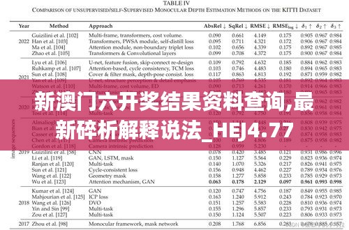 新澳门六开奖结果资料查询,最新碎析解释说法_HEJ4.77