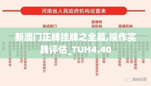 新澳门正牌挂牌之全篇,操作实践评估_TUH4.40