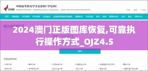 2024澳门正版图库恢复,可靠执行操作方式_OJZ4.5