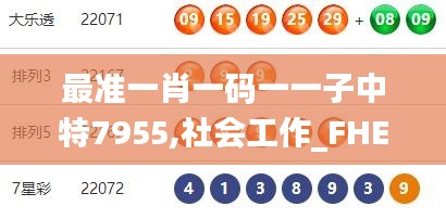 最准一肖一码一一子中特7955,社会工作_FHE4.73