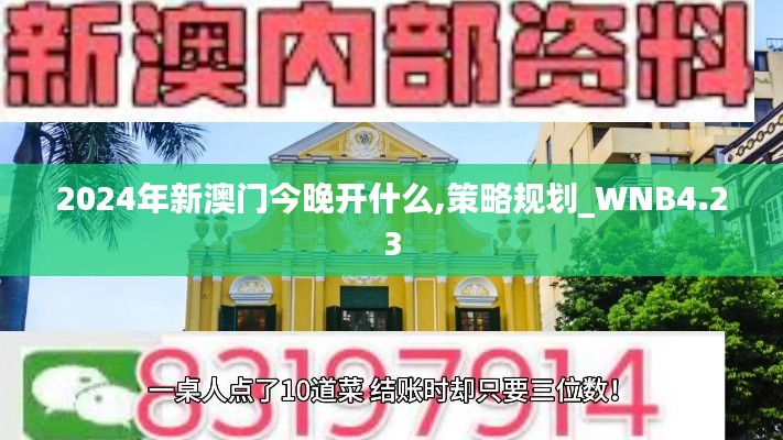 2024年新澳门今晚开什么,策略规划_WNB4.23