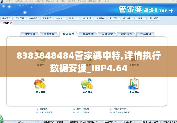 8383848484管家婆中特,详情执行数据安援_IBP4.64