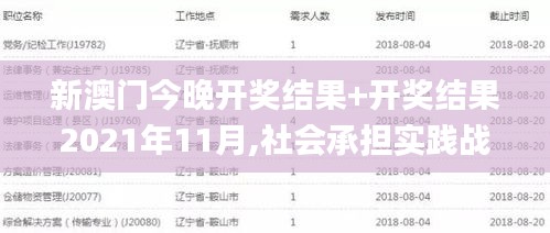 新澳门今晚开奖结果+开奖结果2021年11月,社会承担实践战略_CEE4.22