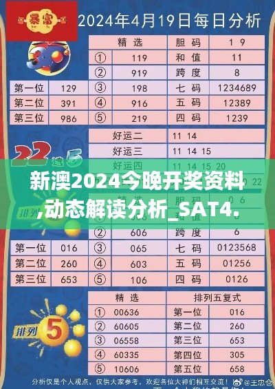 新澳2024今晚开奖资料,动态解读分析_SAT4.75