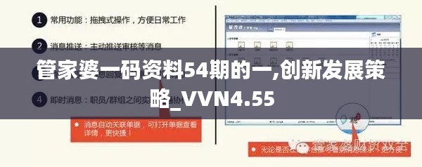 管家婆一码资料54期的一,创新发展策略_VVN4.55