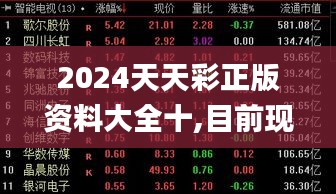 2024天天彩正版资料大全十,目前现象解析描述_感知版AXK2.30