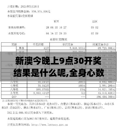 新澳今晚上9点30开奖结果是什么呢,全身心数据计划_多维版YAK2.42