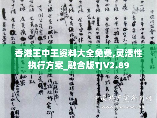 香港王中王资料大全免费,灵活性执行方案_融合版TJV2.89